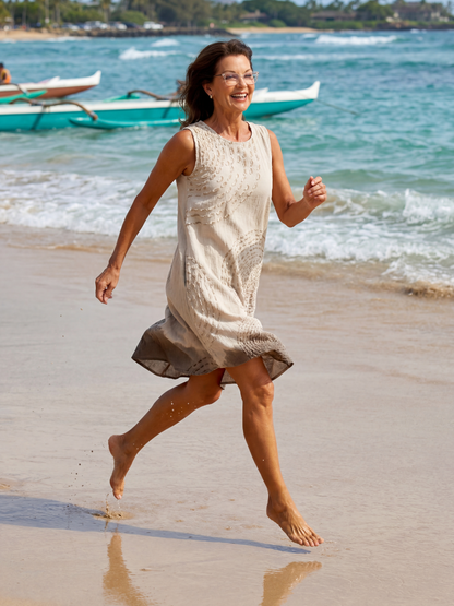 Clavara | Texture Midi Dress