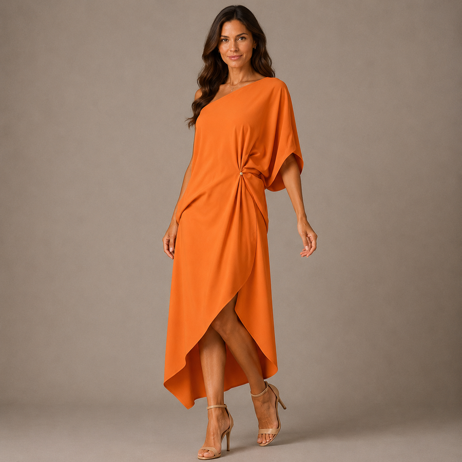 EMERY | Elegant Asymmetrical Dress