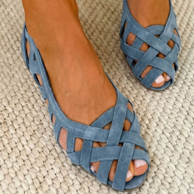 Caterina | Colorful Braided Comfort Sandals