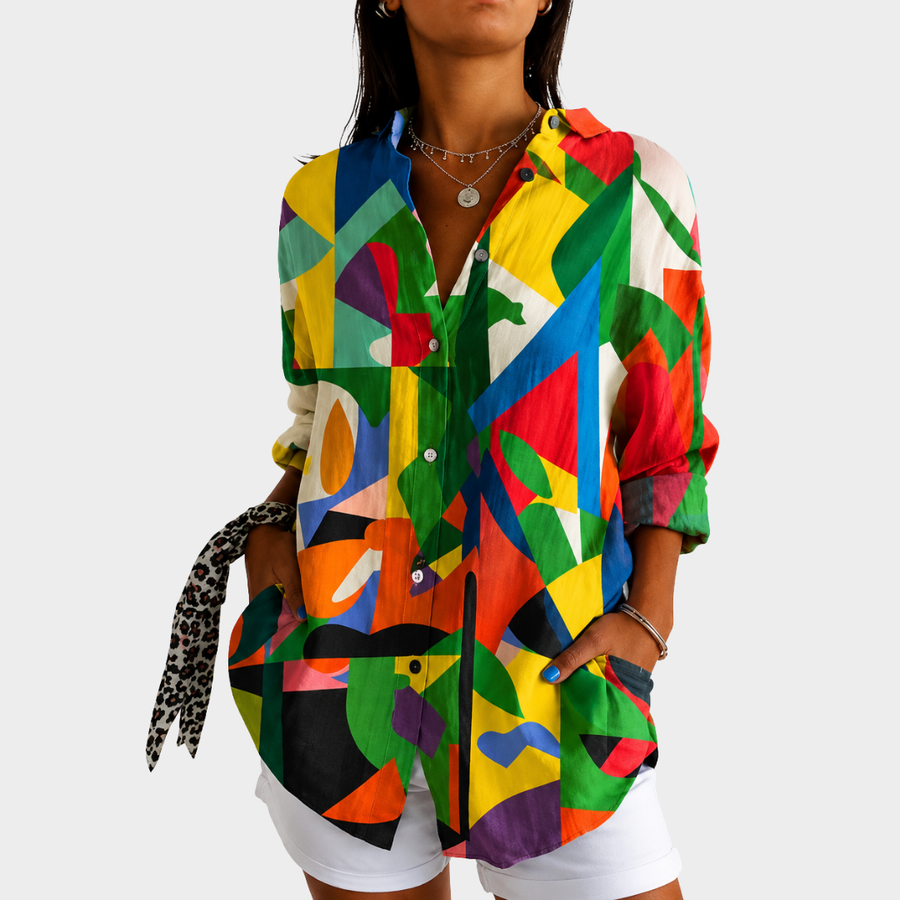 Cindy | Contemporary Pattern Shirt
