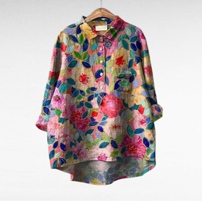 Séraphine | Floral Artistic Blouse