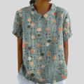 Élora | Floral Alignées Blouse