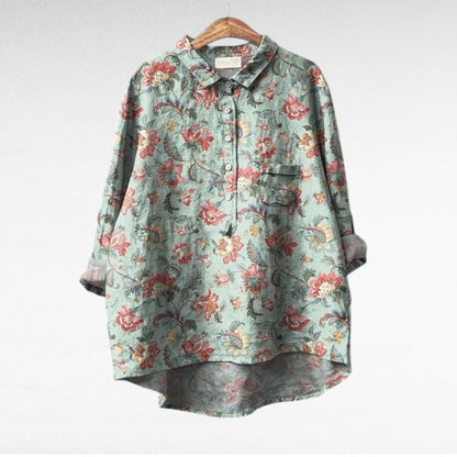 Séraphine | Floral Artistic Blouse