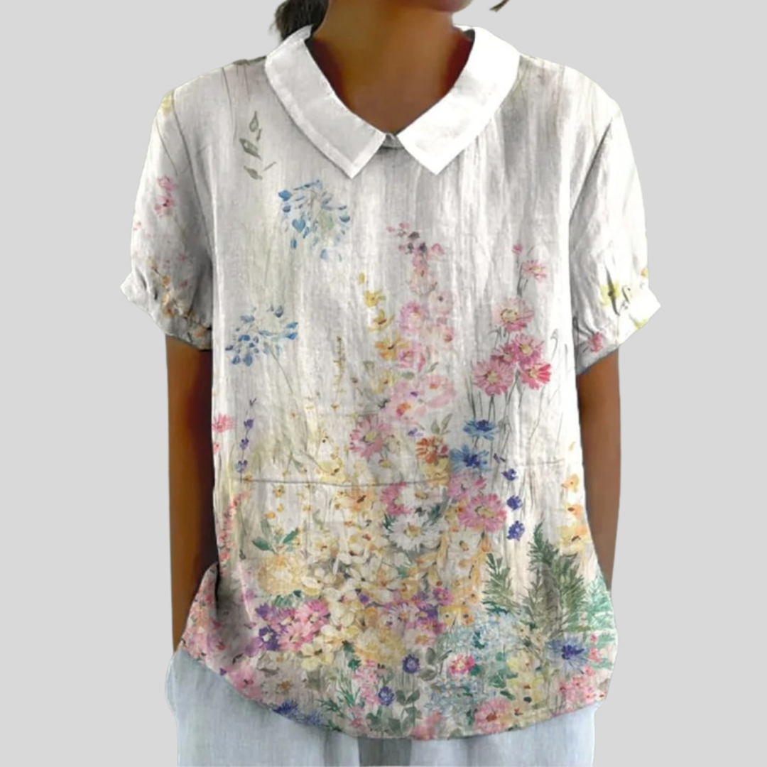 Lysiane | Jardin Floral Blouse - women's blouse