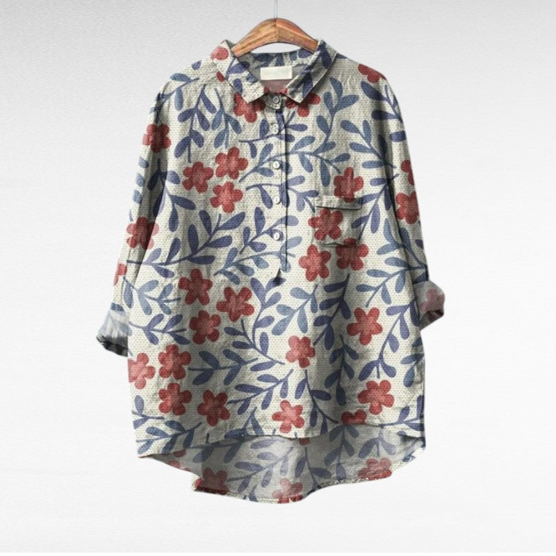 Séraphine | Floral Artistic Blouse
