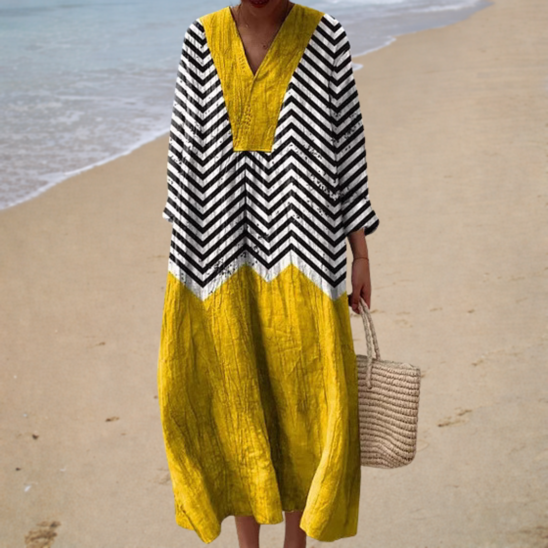Noémie | Maxi Dress Graphic - women's dress