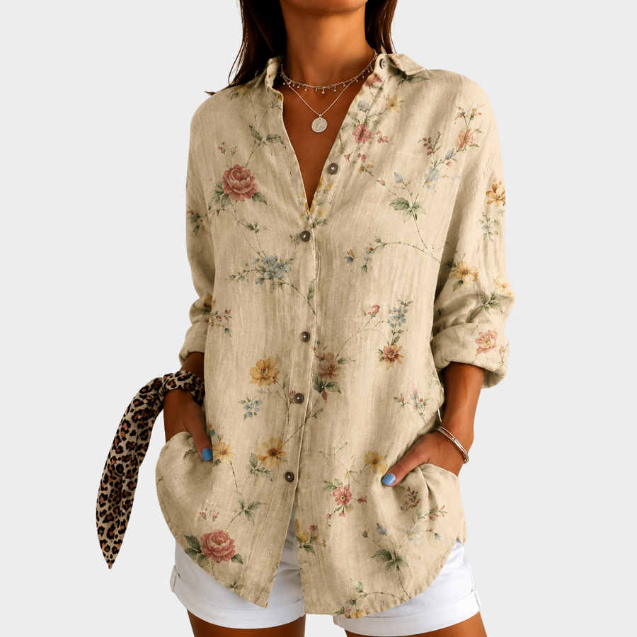 Alice | Delicate Floral Shirt