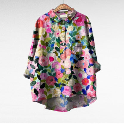Séraphine | Floral Artistic Blouse
