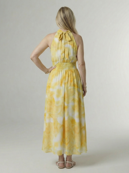SYLIN | Halter Midi Dress