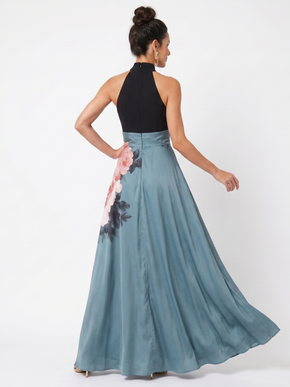 OLYMPAS | Floral Maxi Dress