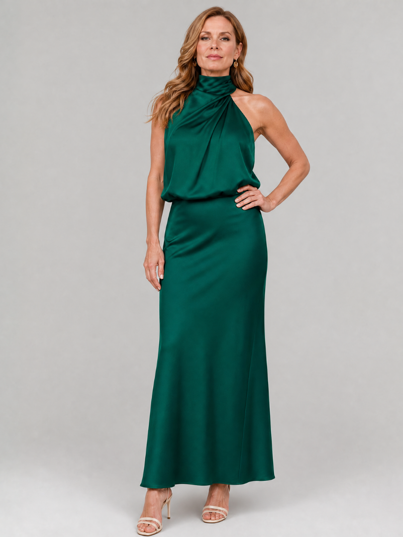 NOPAL | Draped Midi Dress