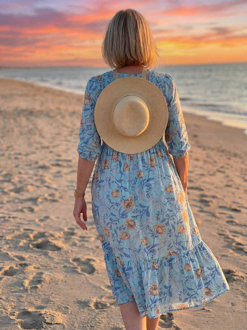 Sandelle | Floral Gather Midi Dress