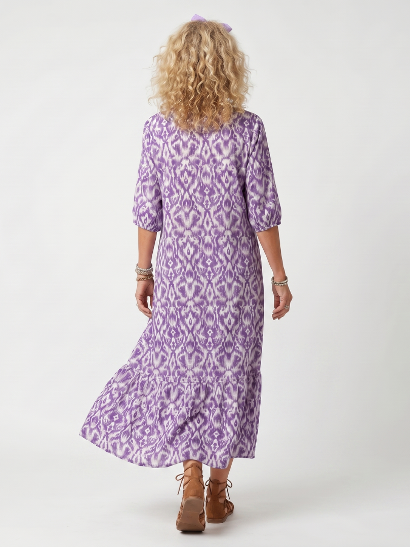 Penelope | Robe Midi à Nouer Imprimée
