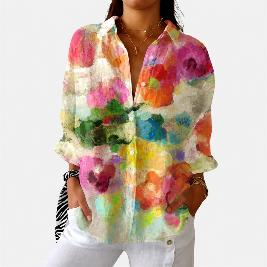 Tammy | Colorful Garden Blouse