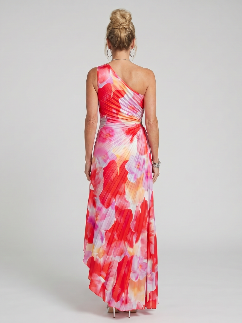 TAYA | One-Shoulder Midi Dress