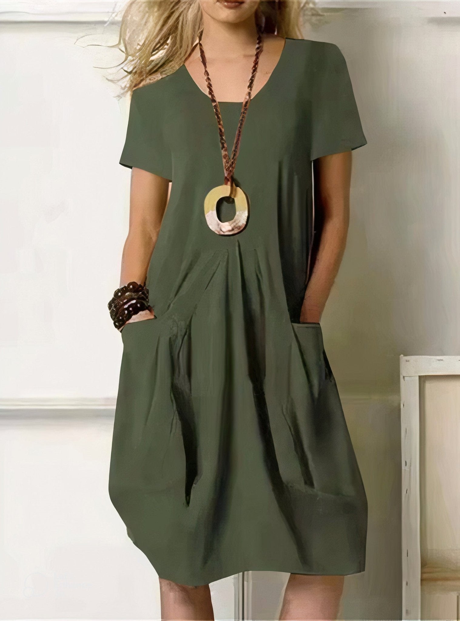 Oriane™ | Fluid Casual Maxi Dress-