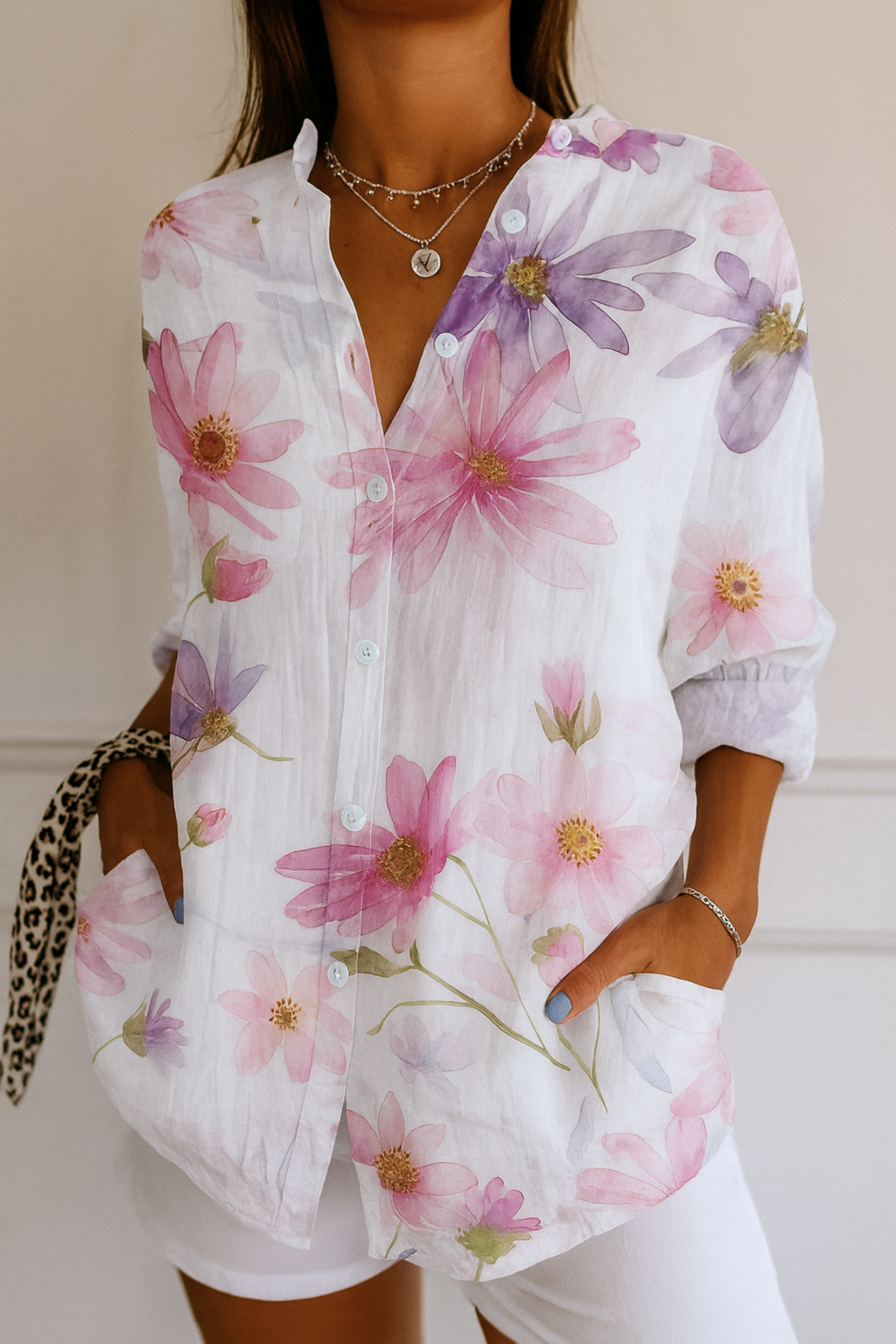 ASTRID | Colorful Pattern Blouse