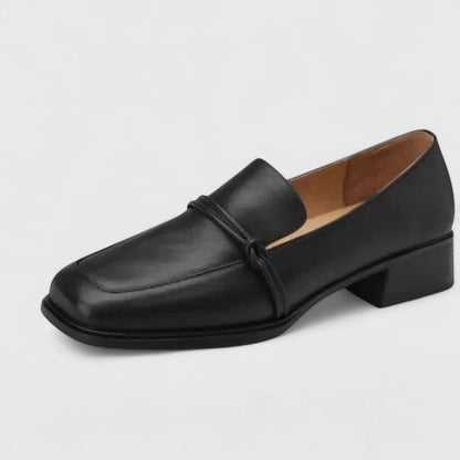 Tiziana | Square-Toe Retro Loafers