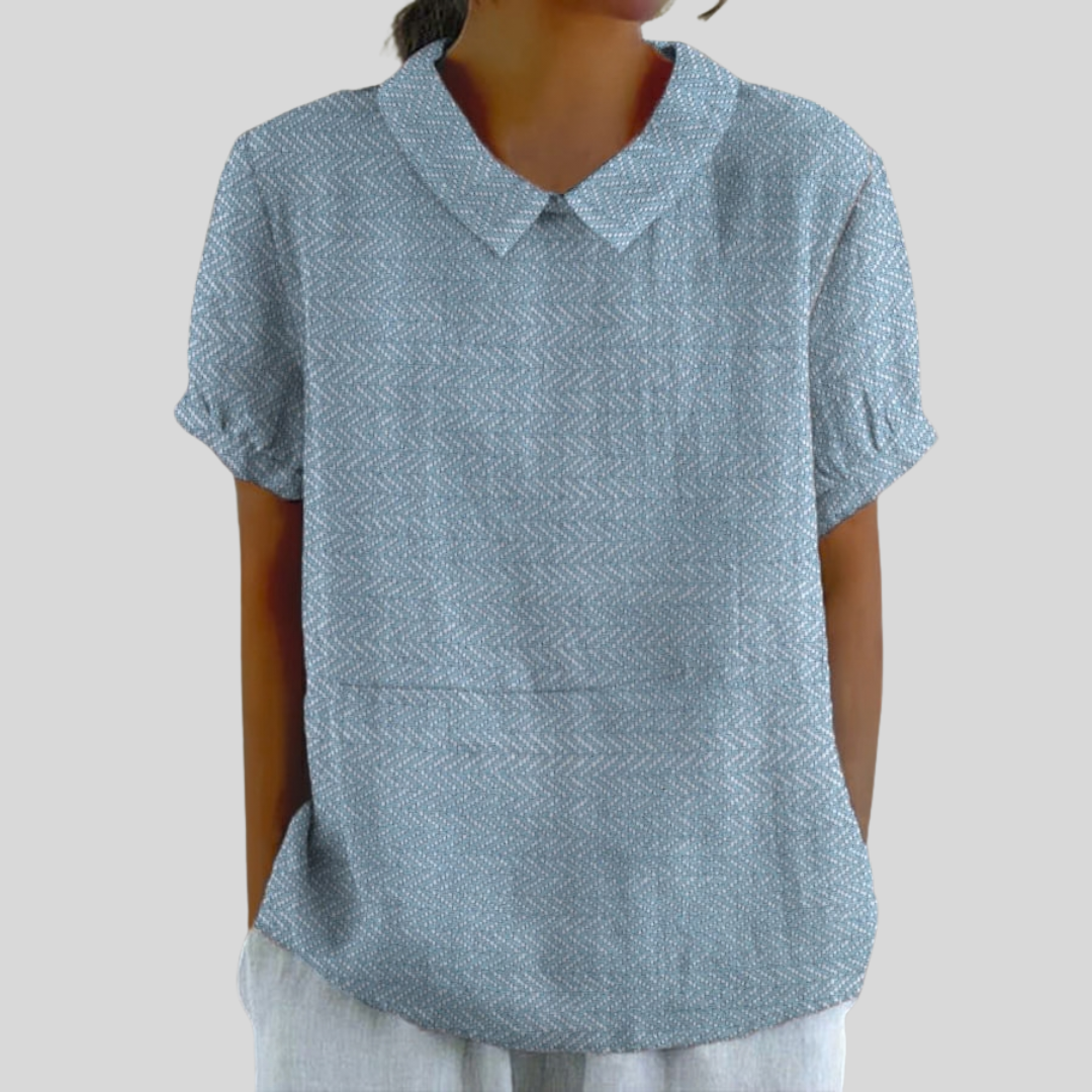 Mathilde | Motif Texturé Blouse - women's blouse