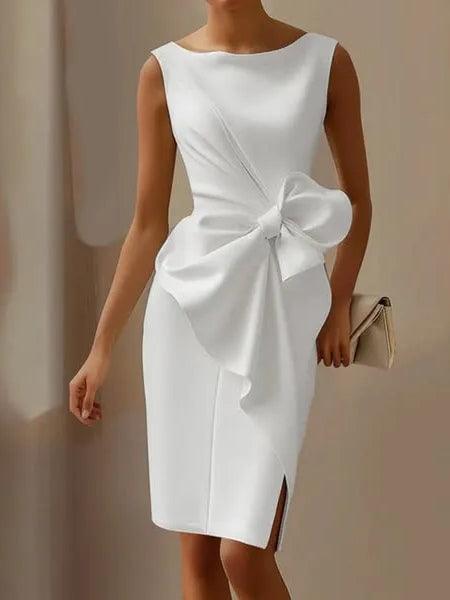 Patricia | Bow Tie Midi Dress