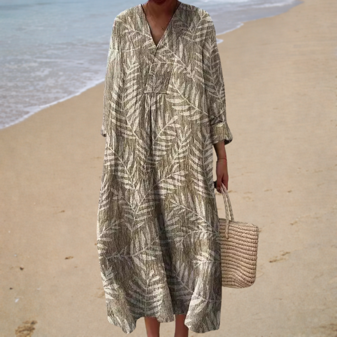 Léonie | Maxi Dress Nature Elegant - women's dress