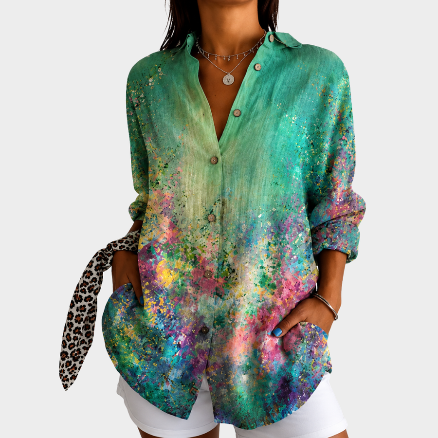 Vicki | Vibrant Print Shirt