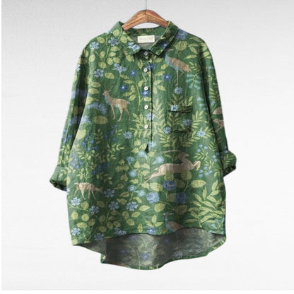 Séraphine | Floral Artistic Blouse