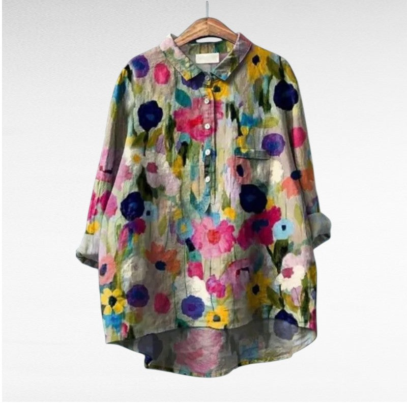 Séraphine | Floral Artistic Blouse