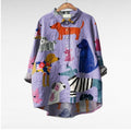 Lison | Playful Animal-Print Blouse