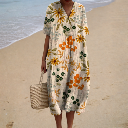 Marguerite | Dress Floral Champêtre - women's dress