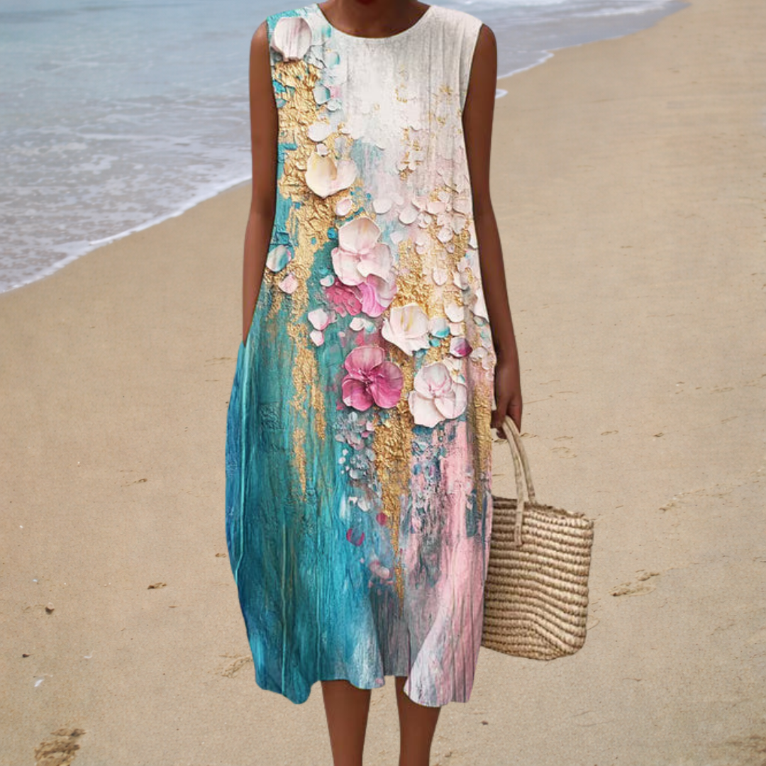 Éloïse | Precious Painterly Dress - women's dress