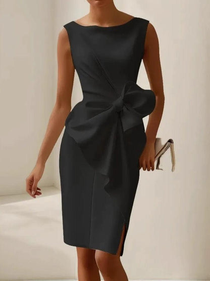 Patricia | Bow Tie Midi Dress