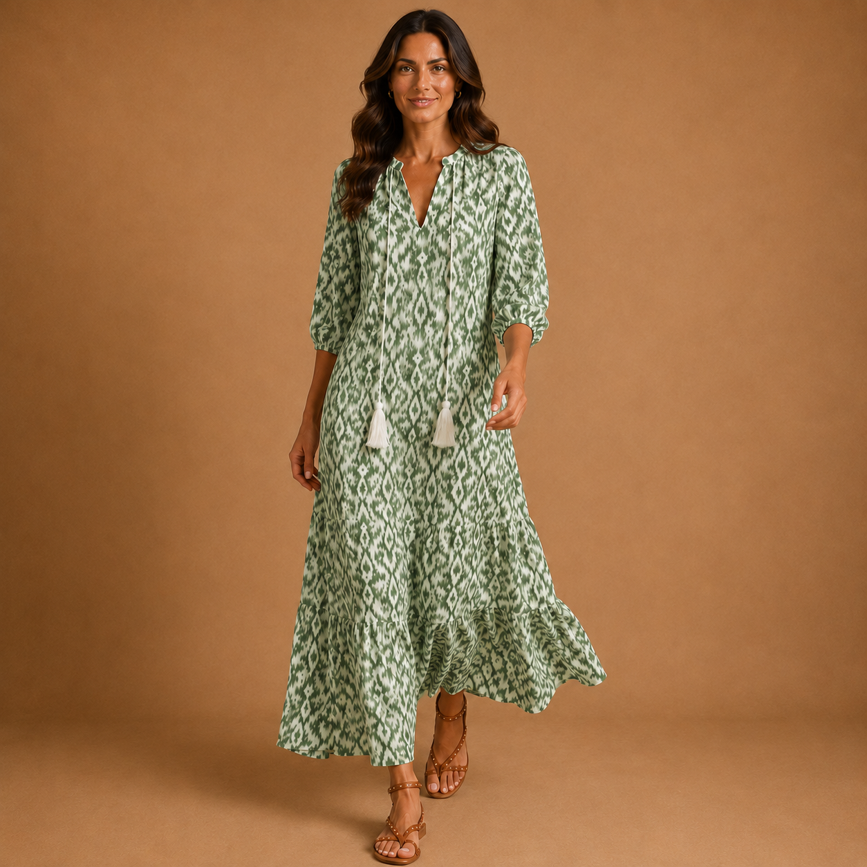 SOLARA  | A-line Midi Dress