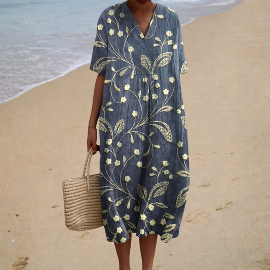 Élora | Midi Dress Bohemian - women's dress