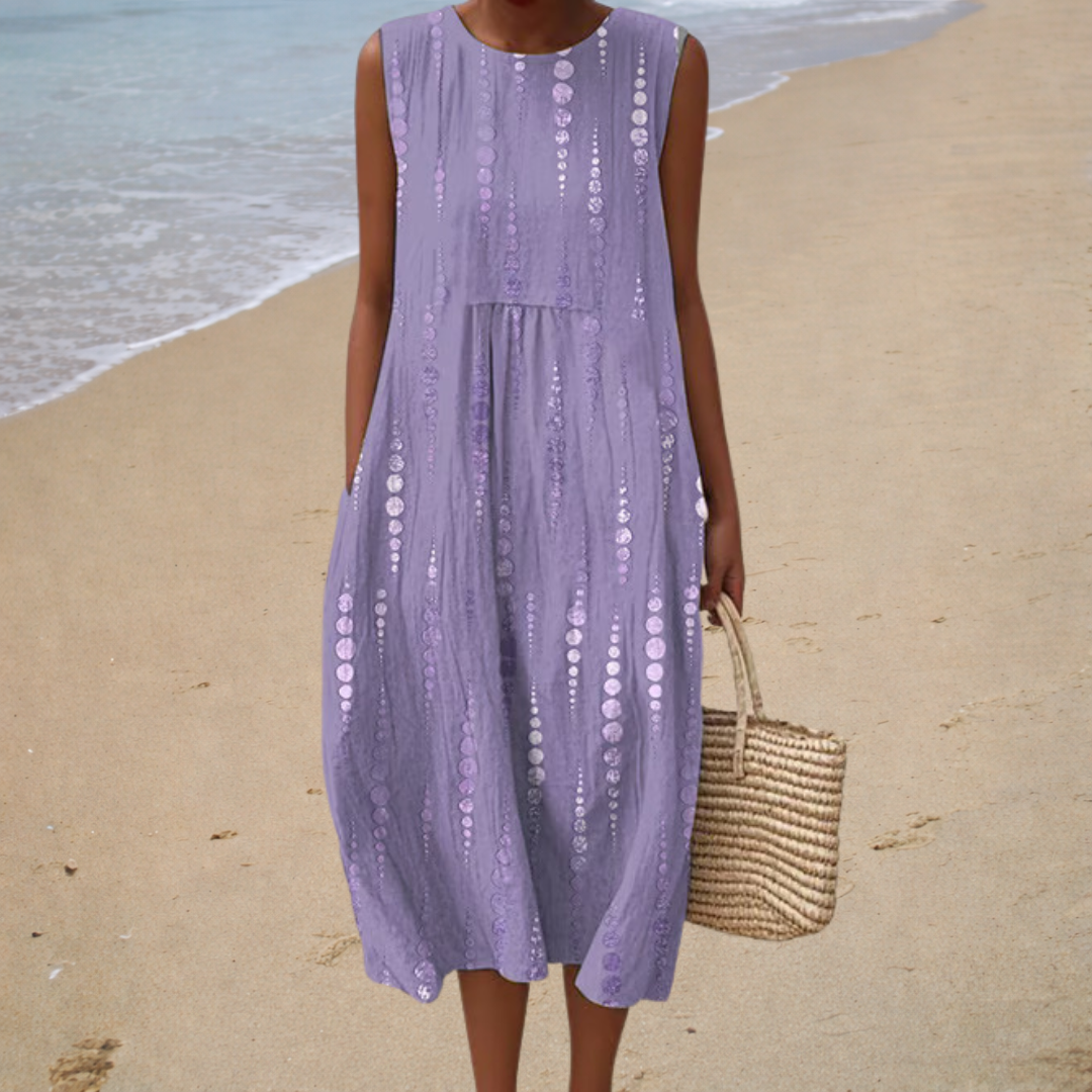 Océane | Elegant Midi Dress - women's dress