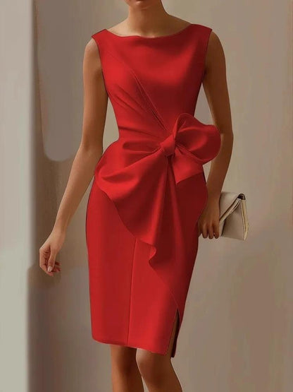 Patricia | Bow Tie Midi Dress