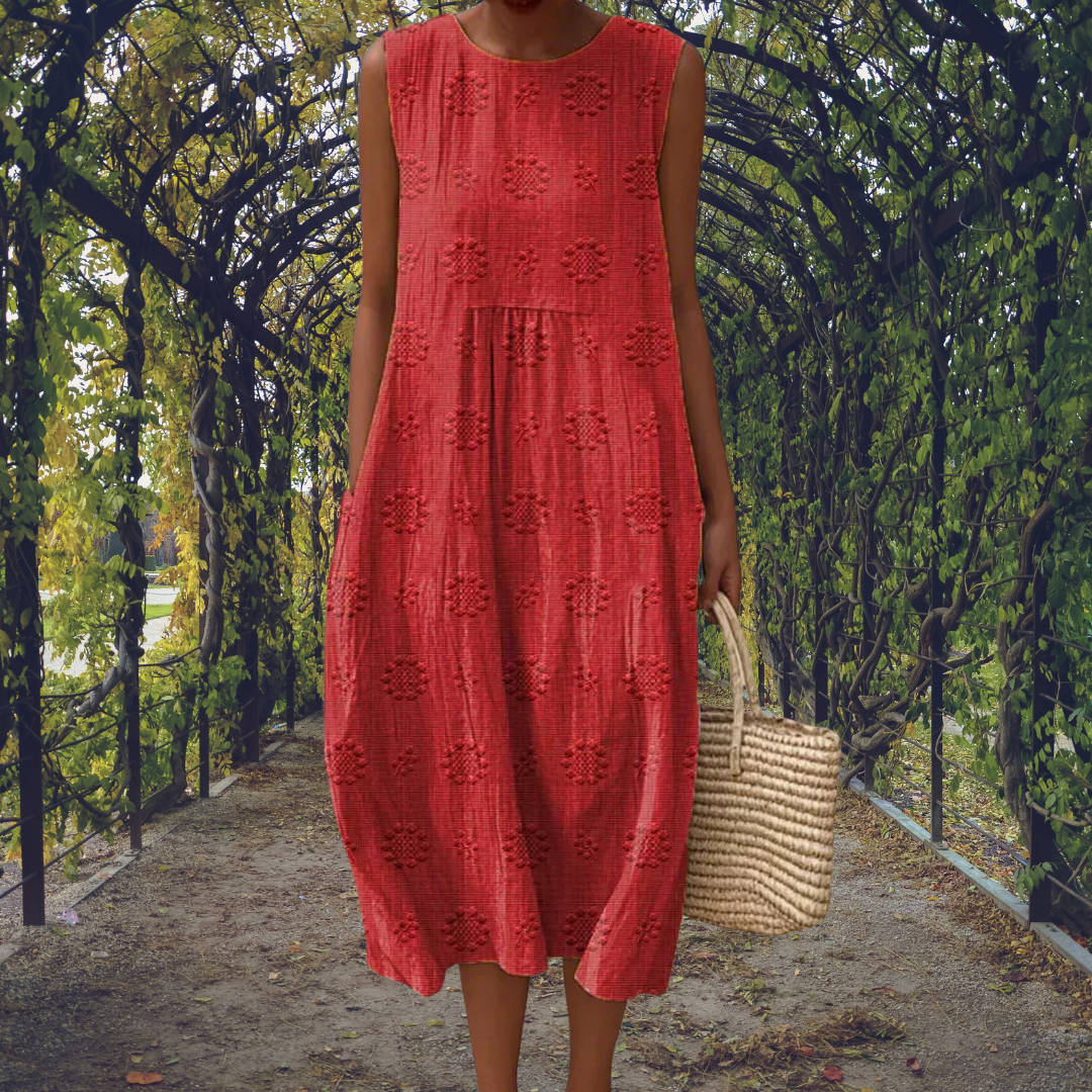 Ginevra™ | Sleeveless Pocket Maxi Dress