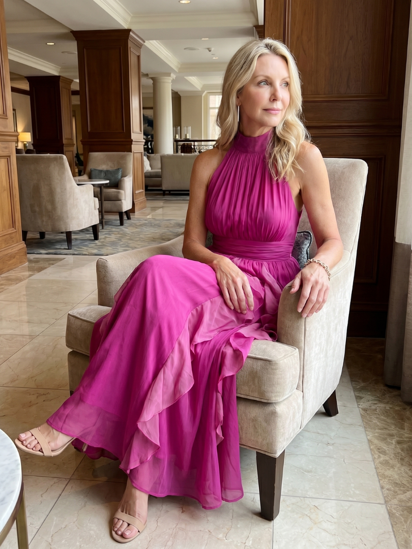 OREA | Ruffle Maxi Dress