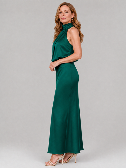 NOPAL | Draped Midi Dress