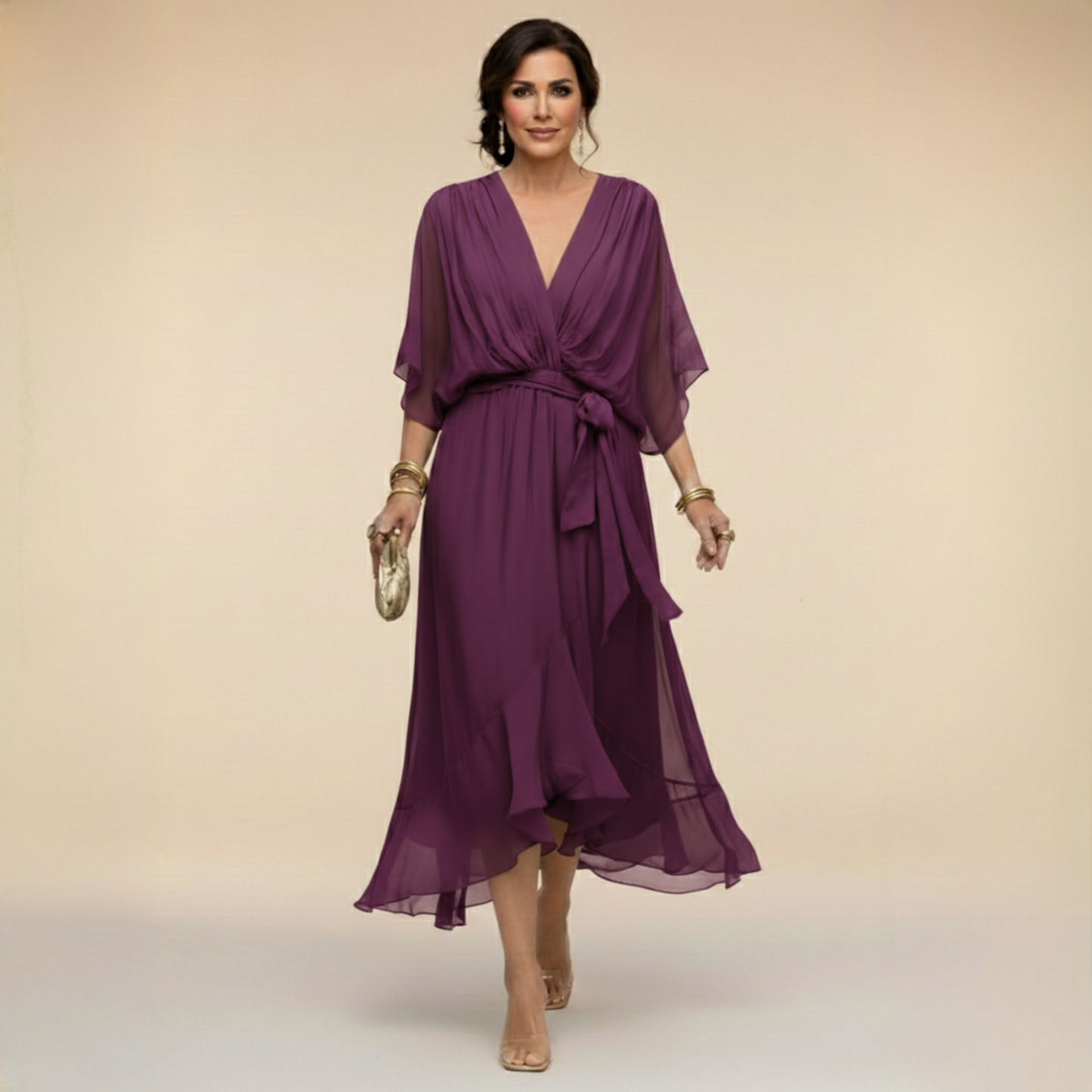 Sofija | Feminine Belted Dress