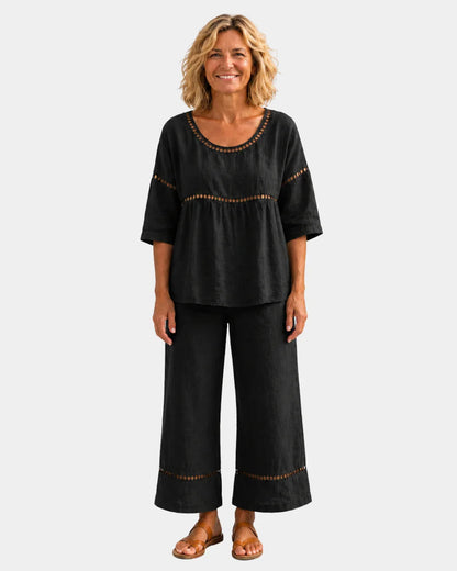 Bonne | Fresh Blouse & Matching Pants Set