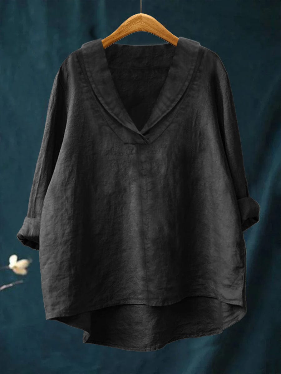 Hortense | V-Neck Fluide Blouse