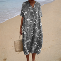 Camille | Maxi Dress Floral Minimaliste