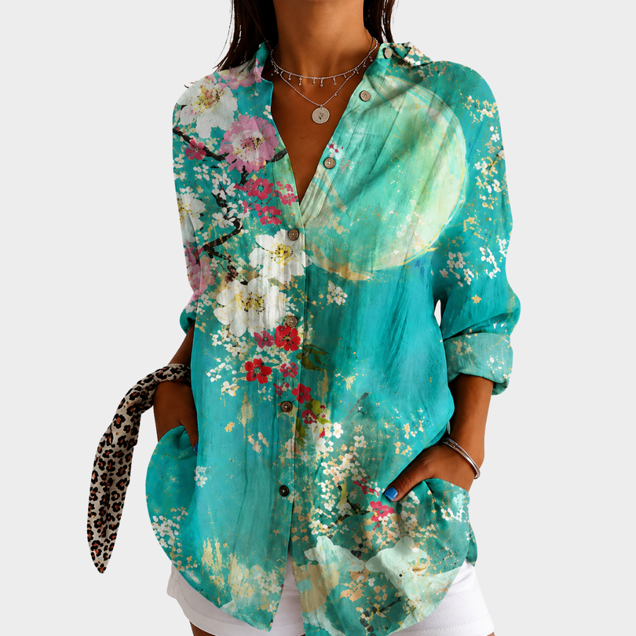 Rita | Elegant Blossom Blouse