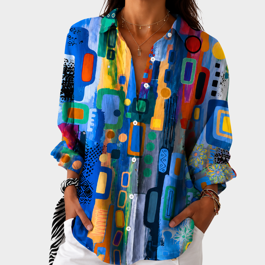 Deborah | Colorful Statement Top