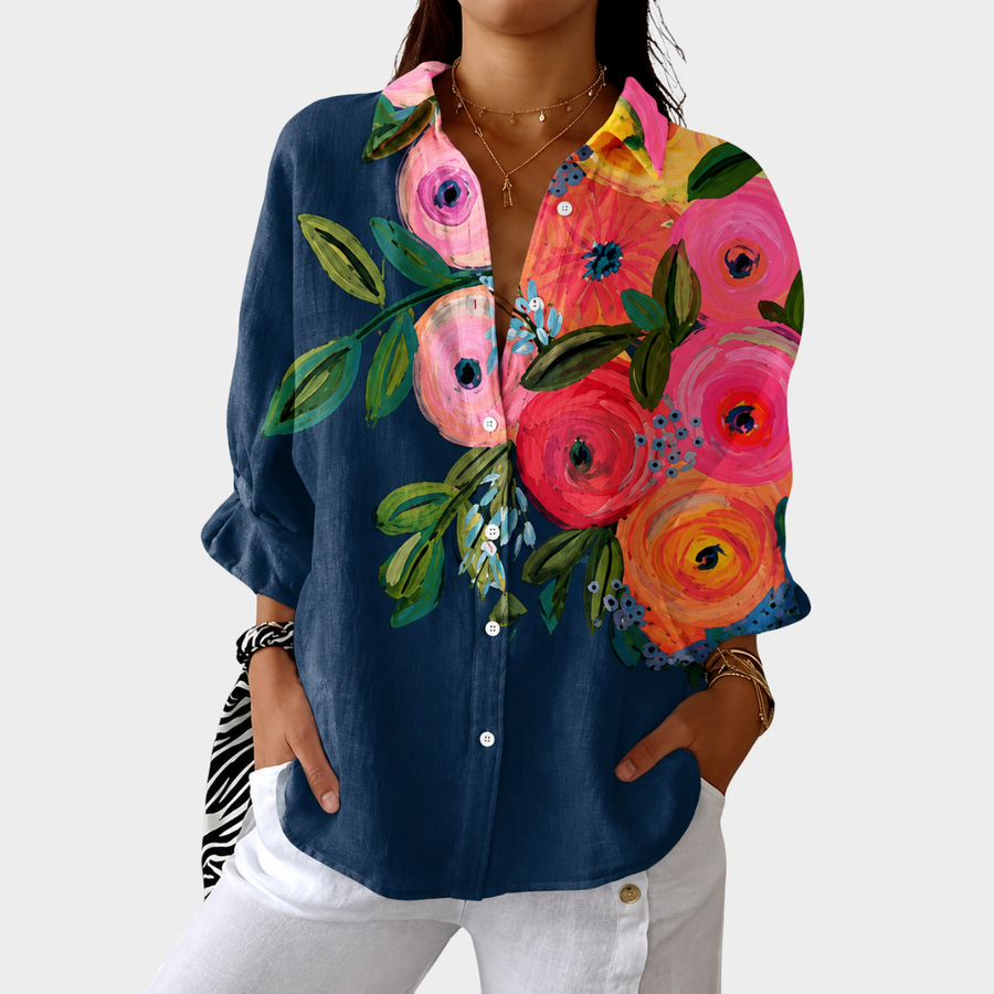 Patricia | Artistic Floral Top