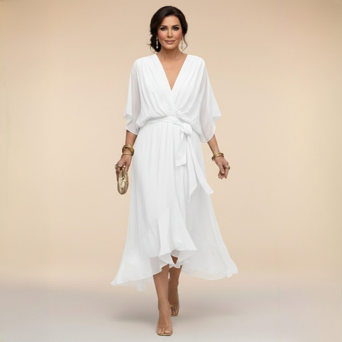 Sofija | Feminine Belted Dress