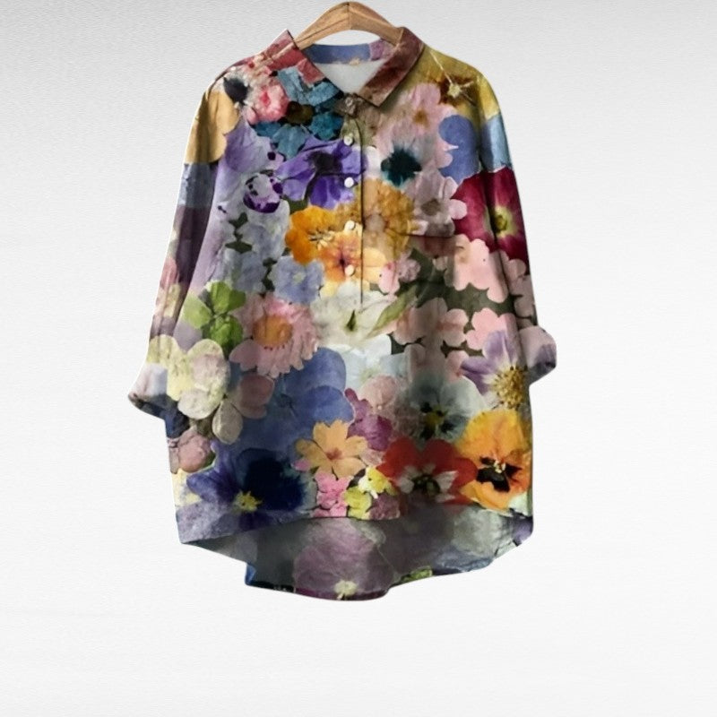 Éléonore | Spring Artistic Blouse - women's blouse