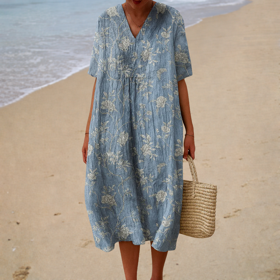 Amandine | Midi Dress Bohemian - women's dress