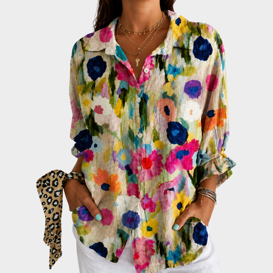 Rebecca | Floral Meadow Shirt